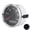 Silver Frame Black Dial, variant on Yajisi 85mm / 3.3in Marine Boat Tachometer Gauge 3000 RPM LCD Display Hour Meter 12V 24V Red Backlight Universal Vehicle Tacho Sensor IP67 Waterproof Silver Frame White Dial