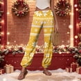 thumbnail image 6 of Women Baggy Christmas Printed Sweatpants Tapered Leg Drawstring Lounge Joggers with Pockets, Casual Jogging Pants Fall Clothes, 6 of 6