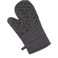 thumbnail image 4 of Sticky Toffee Oven Mitt and Pot Holders Cotton Set of 3, Silicone Non-Slip Kitchen Set, Gray, 4 of 6