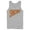 Athletic Heather, variant on Men's Justice League Shazam Text Logo Tank Top Charcoal Small