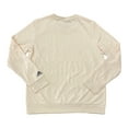 thumbnail image 2 of Adidas Women's Long Sleeve Soft Stretch Graphic Logo Sweatshirt (Ecru Tint/Black, XL), 2 of 2