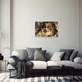 thumbnail image 5 of ZHONGYUTONG Lion Family Wall Art Canvas African Animal Pictures Lioness and Cubs Painting Wildlife Poster for Living Room Decor Framed (28.00" x 42.00"), 5 of 5