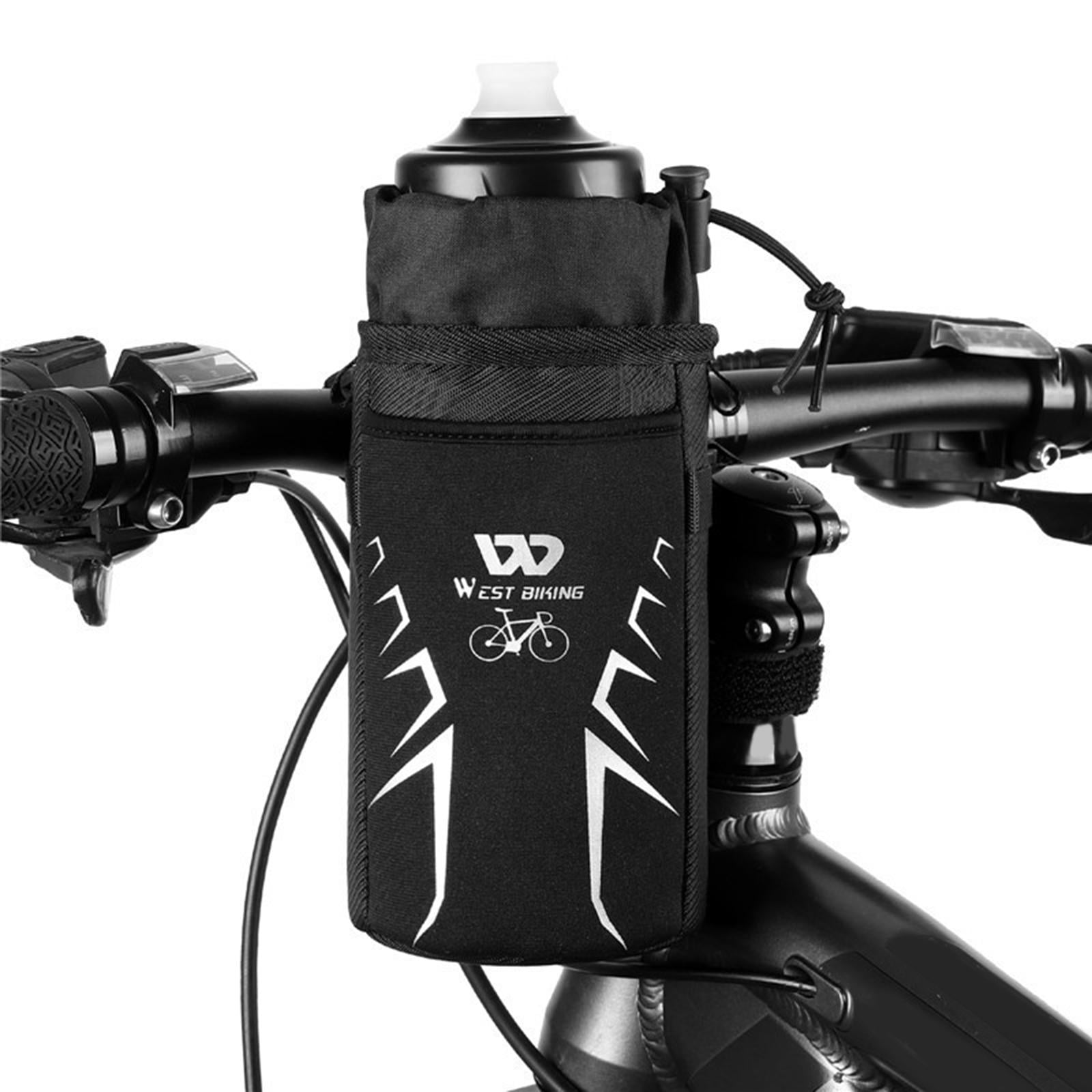 Bike Handlebar Bag, bike Water Bottle Holder Bag Kettle Carrier Cycling