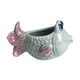 thumbnail image 1 of Plantilla de pescado Sala de estar Sala de estar Decoración del hogar Centro de mesa de cerámica Centro de mesa Centro de mesa decorativa Mini maceta Multicolor a, 1 of 8
