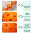 thumbnail image 2 of 40 Trous Balles de Pickleball Approuvées par les USA Orange 6, 2 of 10