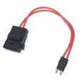 thumbnail image 2 of (Gift Of K) Specialized Car Fuse Holder Connector for ECU Repair - Mini ATM, 32V, 20A, 16 Gauge, Red Cable - Compatible with Automotive Circuits, Perfectly Compatible with, 2 of 4