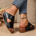 thumbnail image 6 of Admvng Sandals For Women 2025 Soft Leather Sandal Comfortable Walking Casual Slip on Summer Sandals 36-43, 6 of 9