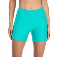 thumbnail image 3 of BeautyIn Women Swim Shorts with Pockets Solid Swim Board Shorts, 3 of 6