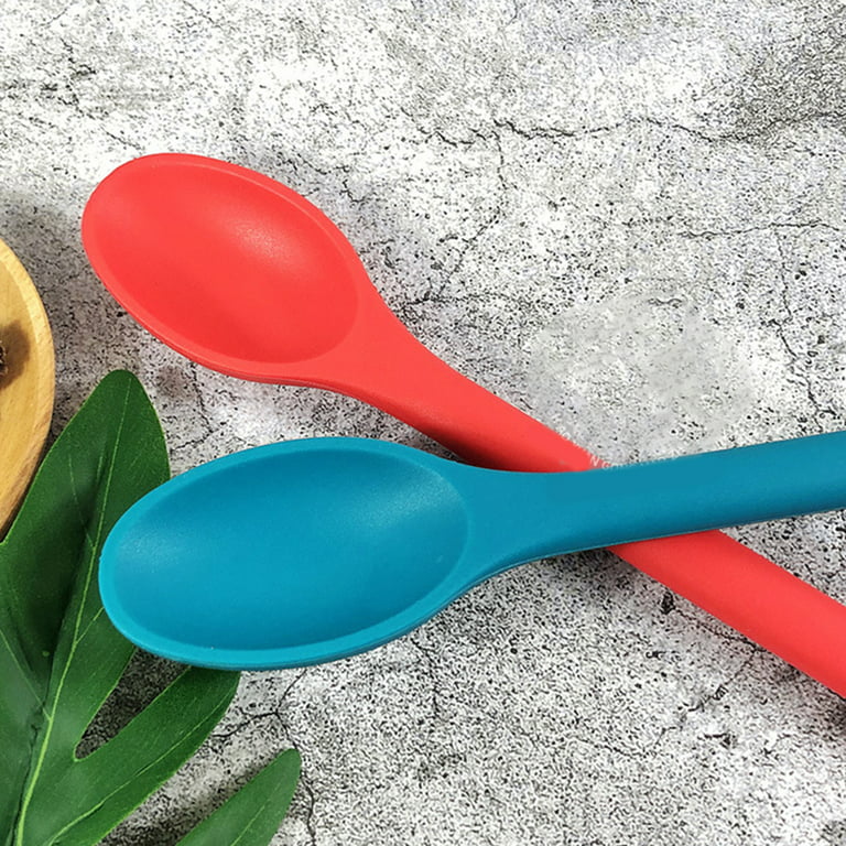 Silicone Spoon Mixing Cooking  Silicone Kitchen Mixing Ladle