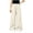 Beige-03, variant on Girls Elastic Waist Wide Leg Pants Kids Ruffle Hem Casual Trousers with Pockets for Daily School