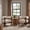 Beige, variant on Christopher Knight Home Modern Boucle Upholstered Accent Armchair with Barrel Back, Wood Legs, Beige, Set of 2