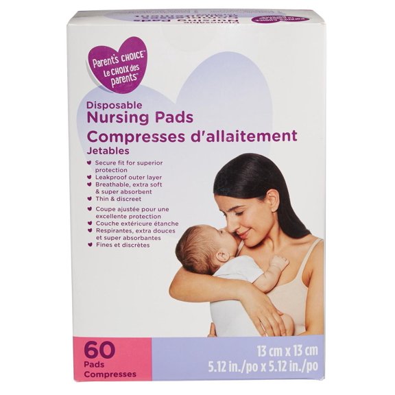 Parent's Choice Disposable Nursing Pads - 60 Pads