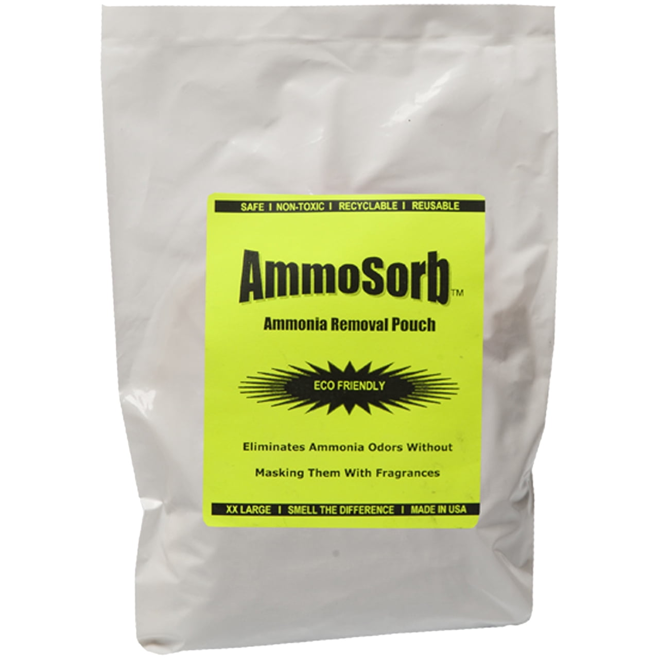 Ammosorb Reusable Ammonia Smell Removal Deodorizer Pouch Treats 300 Sq Ft Walmart Com Walmart Com