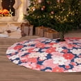 thumbnail image 6 of Yiaed Japanese Cherry Blossoms Print Christmas Tree Skirt , Tree SkirtsTree Mat for Christmas Winter Holiday Indoor Decorations-48", 6 of 7