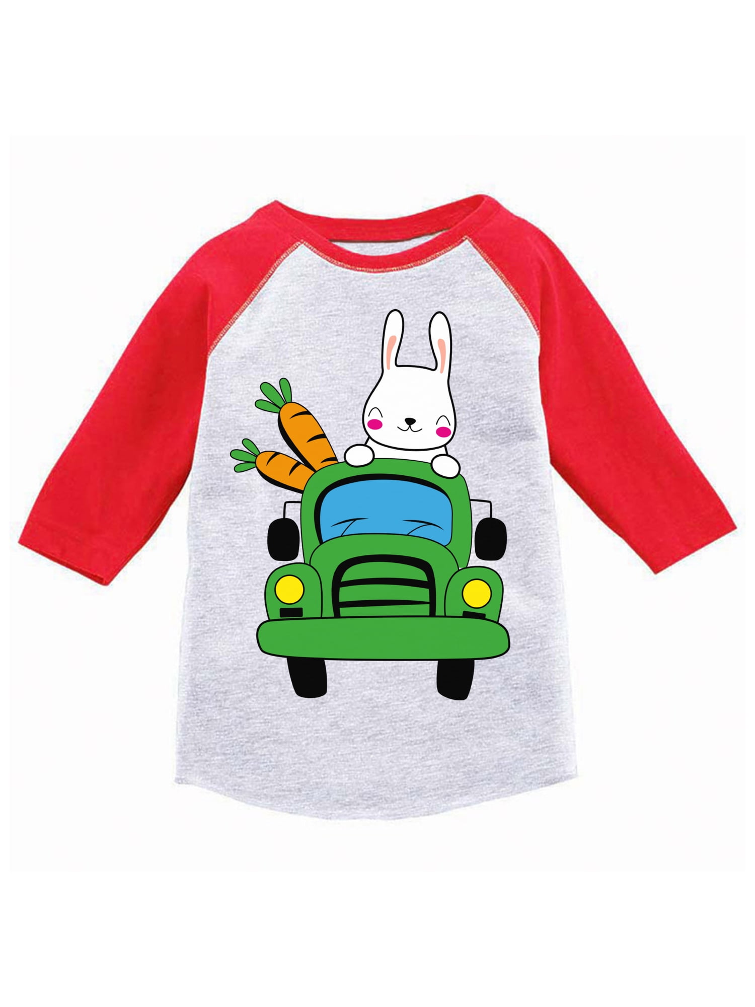 Easter Raglan T Shirt For Kids 4t 5t Boys Girls Bunny Toddler Outfits