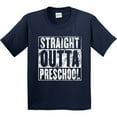 thumbnail image 3 of Inktastic Straight Outta Preschool Youth T-Shirt, 3 of 5