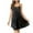 Black, variant on Jgppe Nightwear for Women Lace Chemise Ice Silk Comfy Sleeveless Camisole Dress Nightgown