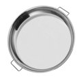 thumbnail image 4 of 1PC Home Kitchen Stainless Steel Plate Simple Baking Cake Food Plate with Ear, 4 of 9