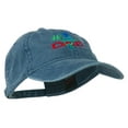 thumbnail image 5 of Number 1 Dad with Necktie Embroidered Washed Cap - Navy OSFM, 5 of 5