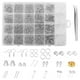 thumbnail image 1 of Kit para hacer aretes, 2682 piezas, incluye ganchos para aretes. Plata, 1 of 9