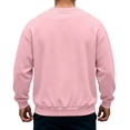 thumbnail image 4 of Domuza Mens Classic Crewneck Pullover Sweatshirts, Fleece Long‑Sleeve Solid Tops, Regular Fit Y2K Street Style Casual Sweatshirt, 4 of 4