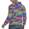 thumbnail image 6 of Daiia Cassette Tapes for Men's Fashion Hoodies & Sweatshirts with Kangaroo Pocket Hooded Sweatshirt Breathable & Moisture Wicking-X-Large, 6 of 7