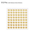 thumbnail image 3 of Unique Bargains 512 Pcs Heart Rhinestone 6mm Self Adhesive Gems Stickers Jewelry Stickers for Arts & Crafts, DIY Gold, 3 of 5