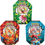 Pok mon TCG Art Tins Mega Evolution Ascended Heroes Set of 3 Includes 3 Foil Promo Cards and 12 Booster Packs