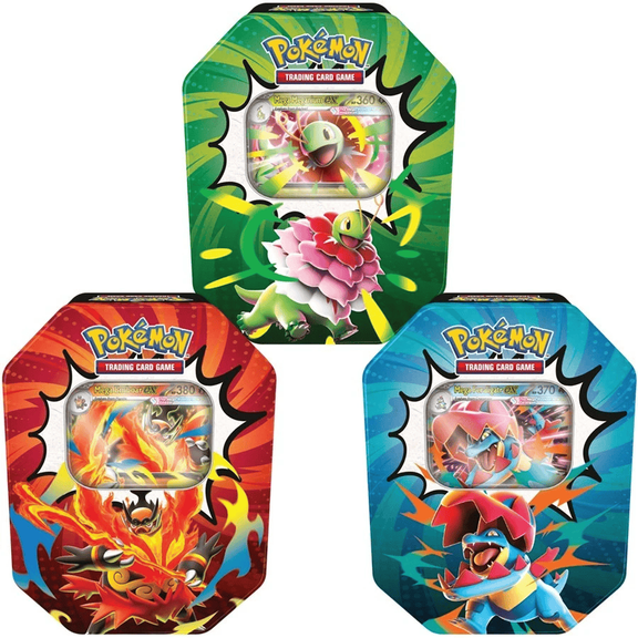 Pokémon TCG Art Tins Mega Evolution Ascended Heroes Set of 3 Includes 3 Foil Promo Cards and 12 Booster Packs