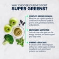 thumbnail image 3 of NF Sports Super Greens Beet Infused Superfood Powder–Organic Green Superfoods, Protein, Antioxidants & Probiotics, Supports Healthy Blood Pressure, Digestion & Energy Boost–30 Servings(Green Apple), 3 of 9