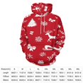 thumbnail image 2 of Christmas Snowflake Deer 3d Sweatshirts Hoodie Fashion Casual Personality Men's Women Street Hoodie Pullovers Long Sleeve Comfortable Top, 2 of 6