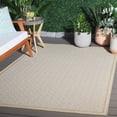 thumbnail image 2 of SAFAVIEH Terrace Yadira Geometric Indoor/Outdoor Area Rug, Beige/Ivory, 5'3" x 7'6", 2 of 11