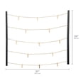 thumbnail image 6 of Melannco 31-inch by 26-inch MDF 30 Clip String Collage in Black, 6 of 8