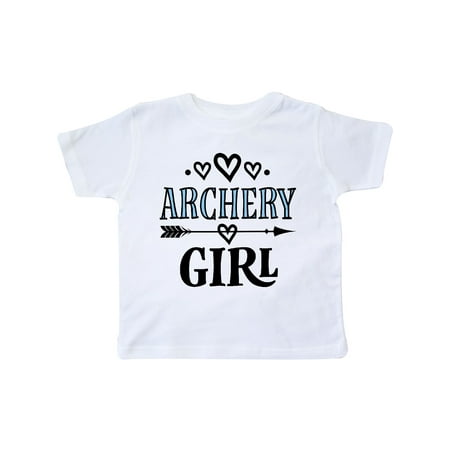 

Inktastic Archery Girl Bow Hunting Gift Toddler Toddler Girl T-Shirt