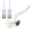 2 Pack, variant on Bathroom Toilet Bowl Brush and Holder, Curved Design Toilet Brush for Deep Cleaning Under Rim, Best Toilet Brush Set, Easy Handy CompactToilet BowlCleaner Brush for Bathroom