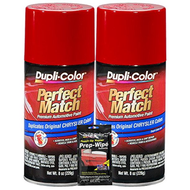 DupliColor Flame Red Chrysler Perfect Match Automotive Paint 8 oz