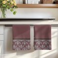 thumbnail image 7 of Boho Red Brown Flower Kitchen Towels Set of 2, Abstract Bohemia Pesley Floral Absorbent Dish Towels for Kitchen, Microfiber Hand Towel, Quick Drying Tea Towel for Cleaning Decorative Dishcloths, 7 of 7