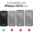 thumbnail image 2 of for iPhone 14 Phone Case/iPhone 13 Case Clear Glitter, Cute Sparkle Bling Sparkly Shiny Cover for Women, Transparent Thin Slim Flexible Soft TPU, Non-Yellowing Protective Bumper, Clear, 2 of 14