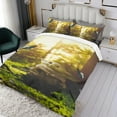 thumbnail image 3 of Yoda Bebé Conjunto de sábanas temático, trío de piezas, cómodo y amigable con la piel, diseño único, regalo de decoración para el hogar para familiares, amigos y fans,135cm *200cm, 3 of 6