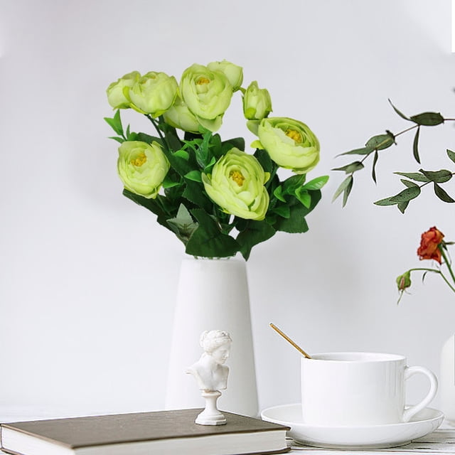 Decoraciones de Mesa para Tallos de Flores Artificiales de Sala de Estar para Decoración Del Hogar, Piezas Centrales de Boda Y Decoración de Corredor de Mesa