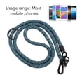 thumbnail image 3 of 10MM Cell Phone Lanyard, Metal Polyester Adjustable Shoulder Strap, Suitable for Various Scenarios, Compatible with Most Smartphones, Always Free Your Hands, 3 of 8