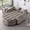 Brown + Foam + 2 Seat, variant on 2 - Seater Sofa with Double Chaise Longue - Irregular Armrests & Backrests, Storage Footrest, 2 Throw Pillows - for Living Room & Bedroom,Black