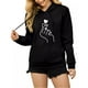 thumbnail image 1 of Sudadera Hoodie Deportiva Con Capuchaletra De Mujer Impresa, 1 of 8