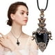 thumbnail image 4 of Collar de cristal para hombre: collar de cristal con colgante de piedra, collar con colgante místico, cristales naturales, colgante de cristal, bisutería para hombre y mujer, 4 of 8