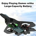 thumbnail image 6 of Rc Jet, Rc Stunt Fighter Jet Toy RC Plane with LED Lights & 360° Flips, Remote Control Helicopter Drone, Foam Remote Control Airplanes for Adults Beginners Great Gifts, 6 of 9