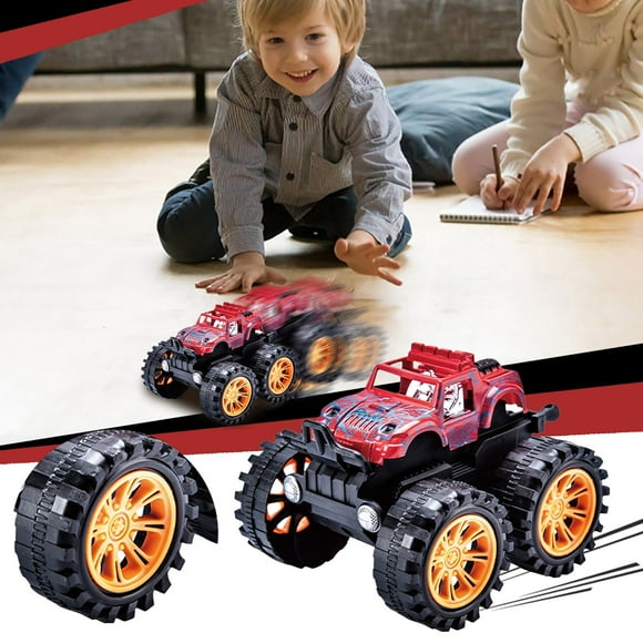 Printing Frictional Toy Car Children Absorbing Off Road Vehicle Toys 360° Rotating Drift Stunt Toy Car Track for Boys Age 8-12