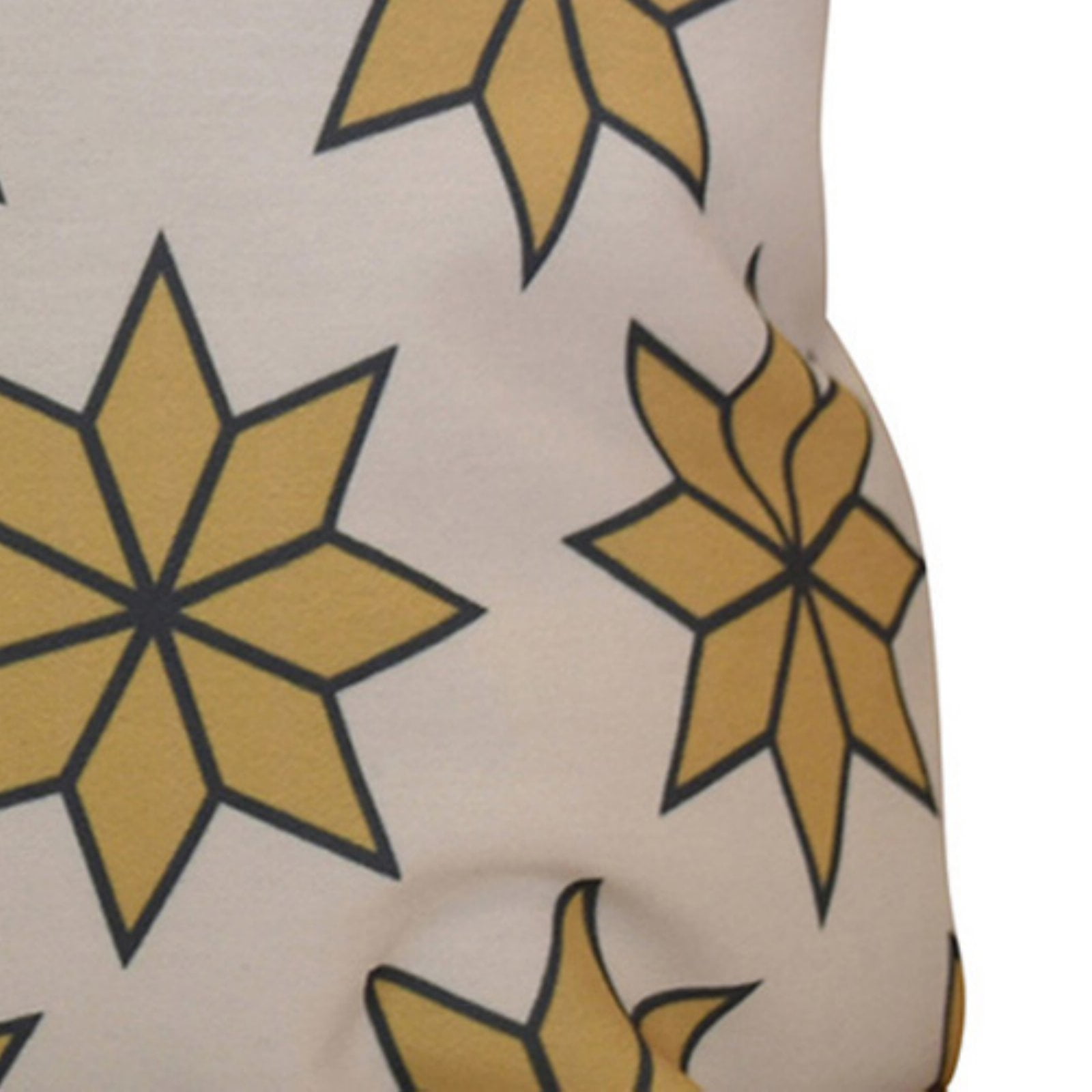 Simply Daisy 16" x 16" Christmas Stars 2 Geometric Print Outdoor Pillow