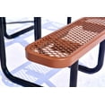 thumbnail image 5 of LifeYard 46" Steel Square Picnic Table,Expanded, Metal Outdoor Table (Brown), 5 of 5