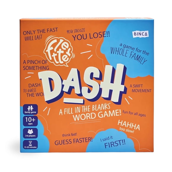 Juego de cartas BINCA Fletter Dash Test Vocabulary de 10 años o más