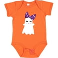 thumbnail image 3 of Inktastic Little Ghost, Cute Ghost, Ribbon, Halloween Girls Baby Bodysuit, 3 of 5